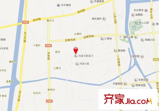 興業(yè)小區(qū)交通圖1