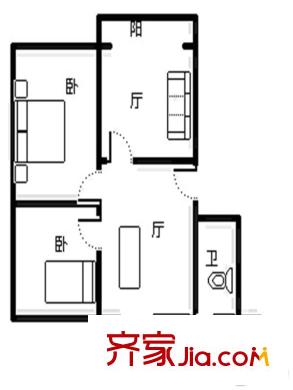 興業(yè)小區(qū) 3室 戶型圖
