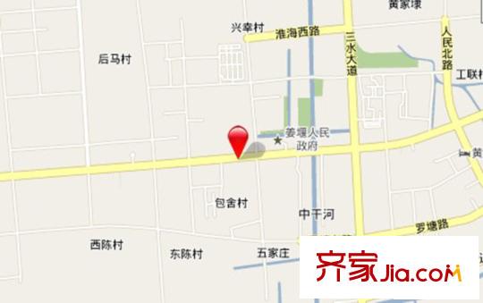 府西人家交通坐標(biāo)圖