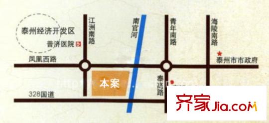 左岸名都交通圖