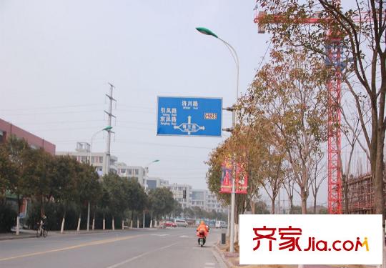 同濟(jì)家園周邊交通配套實(shí)景圖（2014.6.18）