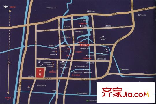 絲綢之路?泰州廣場(chǎng)交通圖