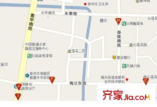 蓮花二區(qū)交通圖