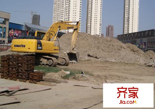 泰州萬達(dá)廣場施工進(jìn)度播報（2012.4.27）