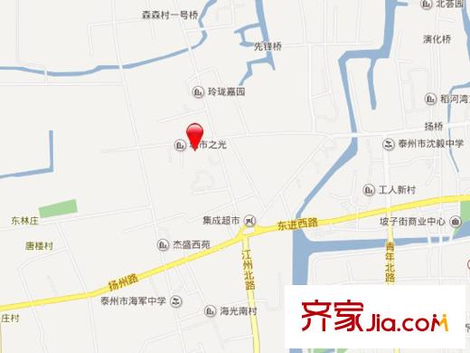 城市之光地圖坐標