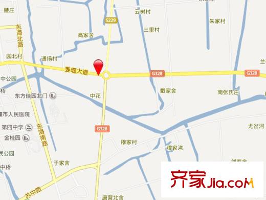 東方明珠城交通坐標(biāo)圖