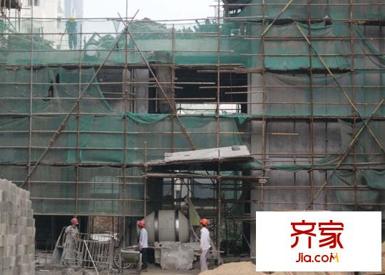 嬋娟?金銀大廈施工進(jìn)度(2012.8.3)