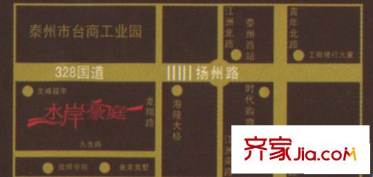 水岸豪庭交通圖