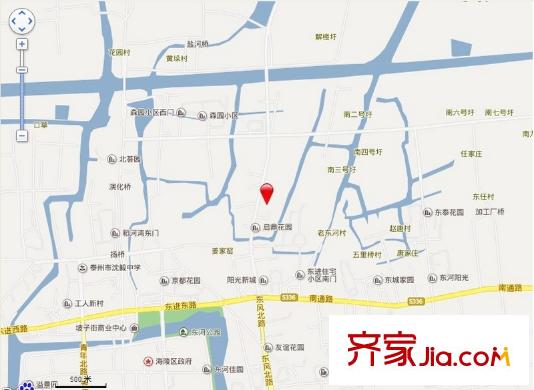 中遠(yuǎn)依云灣交通坐標(biāo)圖