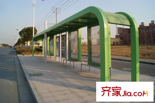 萊茵東郡公交站臺(tái)（2011.12.19）