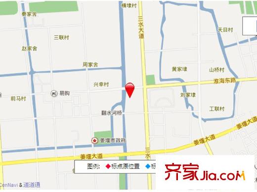 嘉和麗苑交通坐標(biāo)圖