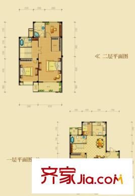 東方巴黎城D7戶型 2室2廳1衛(wèi)