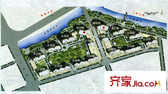 中天清華園小區(qū)區(qū)位圖