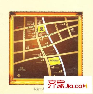 東方巴黎城交通圖