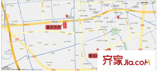 藍(lán)岳首府交通圖