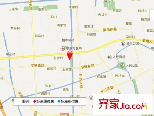 錦繡姜城交通坐標