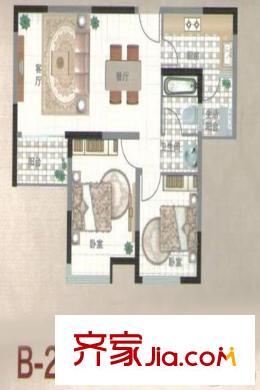 錦繡姜城82.67 2 2 1 2室2廳1衛(wèi)1廚