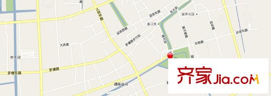 中天清華園交通坐標(biāo)圖