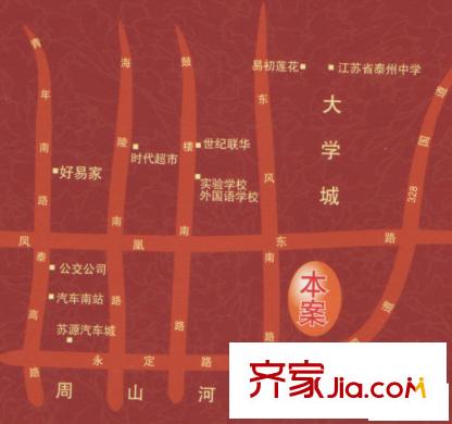 上海大花園小區(qū)區(qū)位圖