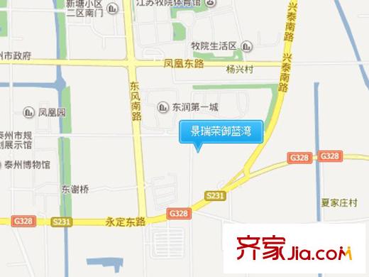 景瑞榮御藍(lán)灣交通坐標(biāo)圖