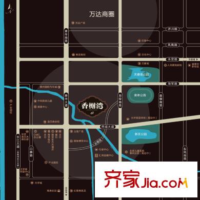 匯鴻?香榭灣區(qū)位圖