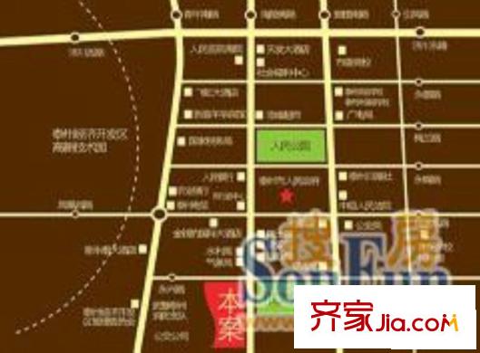 恒景國際花園交通圖