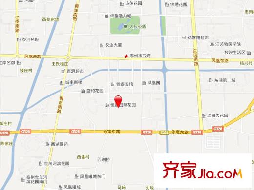 皇家花園交通坐標(biāo)圖