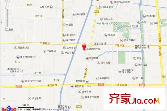 蘇源聚福園交通坐標圖