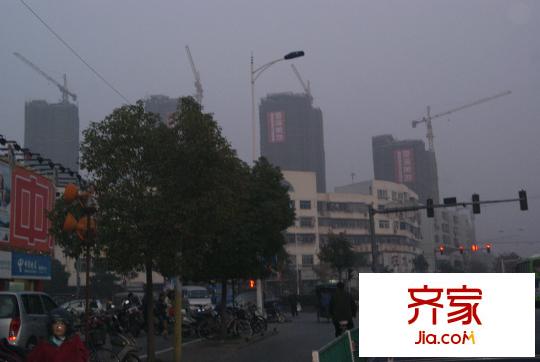 香溪美地施工進(jìn)度圖（2011.11.28）