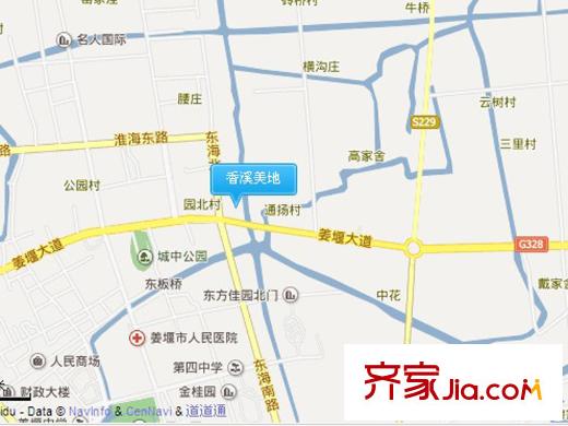 香溪美地交通坐標(biāo)