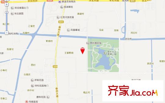深業(yè)?上林苑交通坐標(biāo)圖