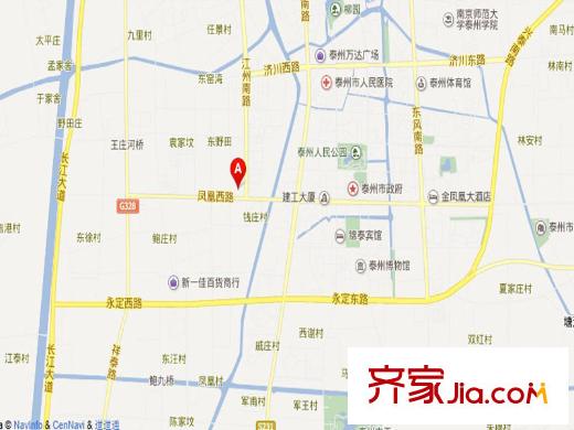 嘉和幸福里交通坐標圖