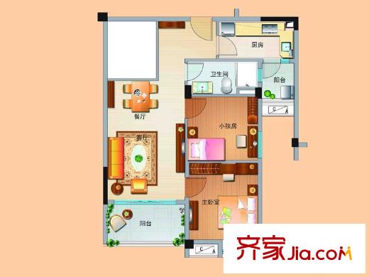 泰州碧桂園?林湖郡J475-D 水畔洋房 84平方米 3房2廳1衛(wèi)  3室2廳1衛(wèi)