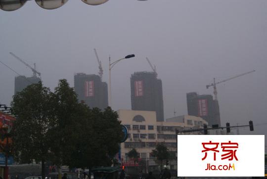 香溪美地施工進(jìn)度圖（2011.11.28）