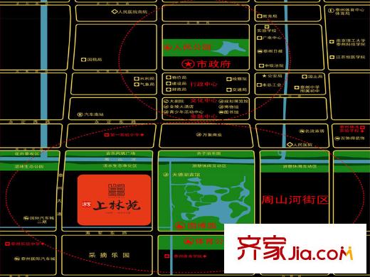 深業(yè)?上林苑小區(qū)區(qū)位圖