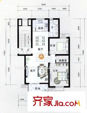 中嘉國際戶型圖戶型圖C 