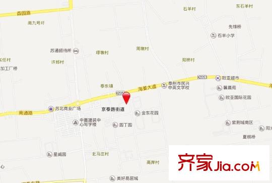 錦東花苑別墅交通圖區(qū)位圖