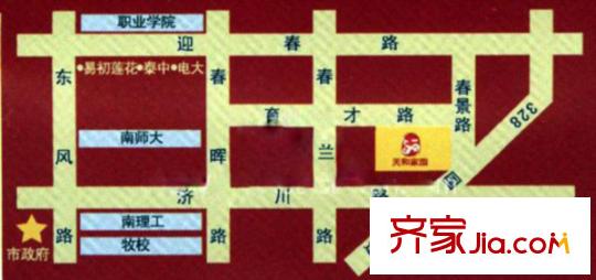 天和家園交通圖