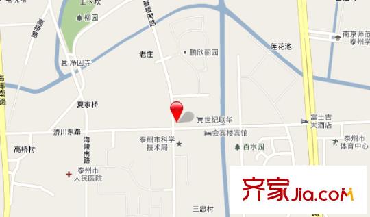 美好上郡交通坐標(biāo)圖