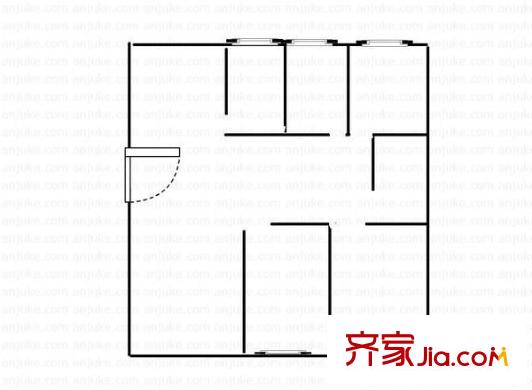 盛和花園 4室 戶型圖