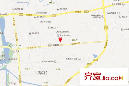 鵬欣尚城交通圖1