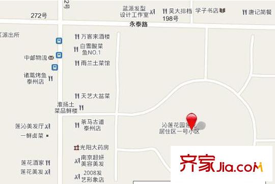 蓮花一區(qū)交通圖