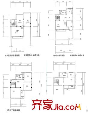太湖蘭庭B戶型 6室3廳3衛(wèi)1廚