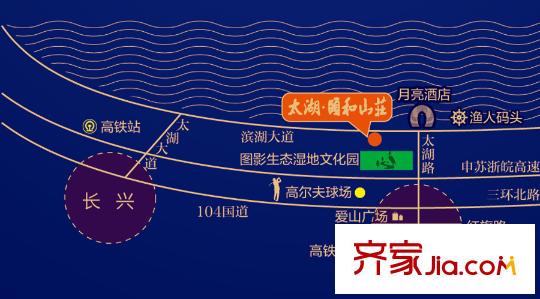 頤和山莊區(qū)位圖