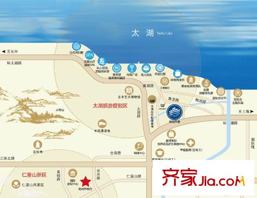 御湖天譽(yù)項(xiàng)目區(qū)位圖