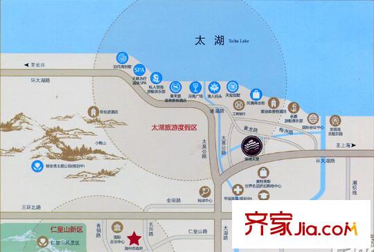 御湖天譽(yù)項(xiàng)目區(qū)位圖