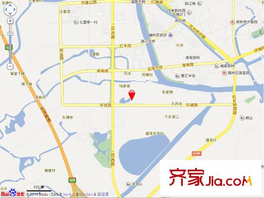 湖州雨潤廣場交通圖