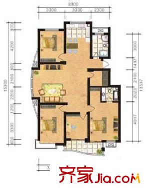 宜家花城 戶型圖1