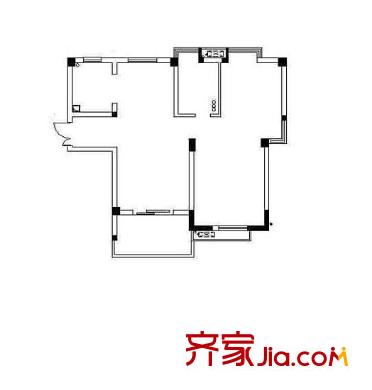 銀河印象普通住宅2室2廳1衛(wèi)1陽臺