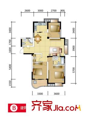 廣宜文苑B戶型 119平米